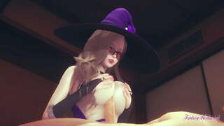 Genshin Dampak Hentai - Point Of View Lisa titjob blowjob jeung merambah